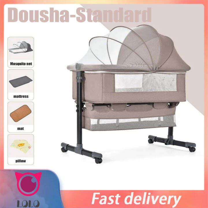 Portable High Quality Baby Rocker Crib Co Sleeper with