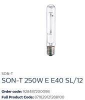 PHILIPS High Pressure Sodium SON-T E40 /250W (ฟิลิปส์ หลอดโซเดียมความดันสูง เอสโอเอ็น-ที อี40/ 250วัตต์)