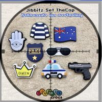 Jibbitz Set The Cop ??ตัวติดรองเท้ามีรู เชตสารวัตรใหญ่?