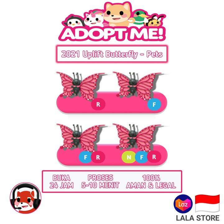 Adopt Me 2021 Uplift Butterfly Roblox Lazada Indonesia