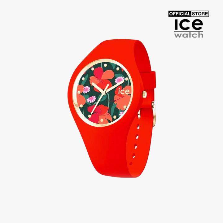 Đồng hồ nữ ICE mặt tròn dây silicon 34mm 017576-0000-08