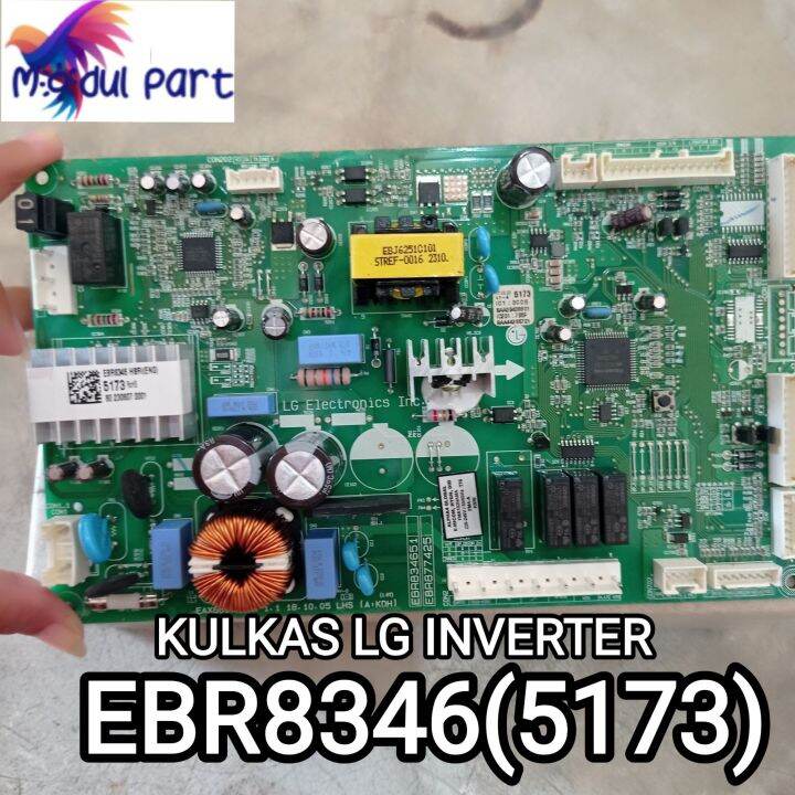 MODUL PCB KULKAS LG INVERTER EBR-5173 UNTUK KULKAS 2 PINTU ORIGINAL ...