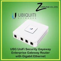 USG Enterprise Gateway Router with Gigabit Ethernet The UniFi® Security Gateway extends the UniFi Enterprise System to provide cost-effective, reliable routing and advanced security for your network.