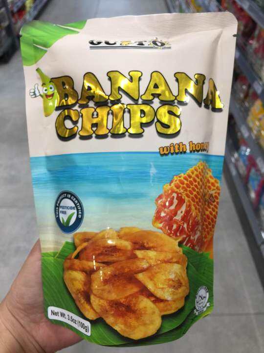Guzto Banana Chips With Honey 100g Lazada PH
