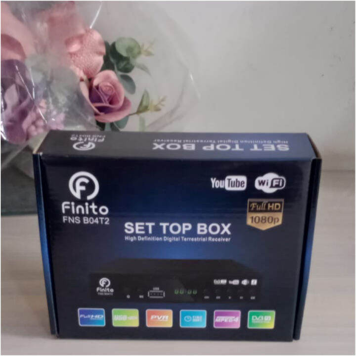 SET TOP BOX TV DIGITAL FINITO STB PAKAI ANTENA UHF BUKAN RECEIVER