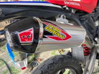 ท่อสำเนา Pro-Circuit ปลายคาร์บอน!!!(แคฟล่า)!!!ใส่HondaCRF250L/Ranly แถมจุกลดเสียงปลายท่อแคฟล่า