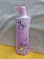 Mistine white spa White​ musk UV Whitening Lotion ขนาด 400 Ml. ด้วยสัมผัสของกลิ่นหอมละมุน ด้วยเนื้อโลชั่นที่เบาสบาย ด้วย Milky White Complex*(Milk Protein And Good Milk Extract)​