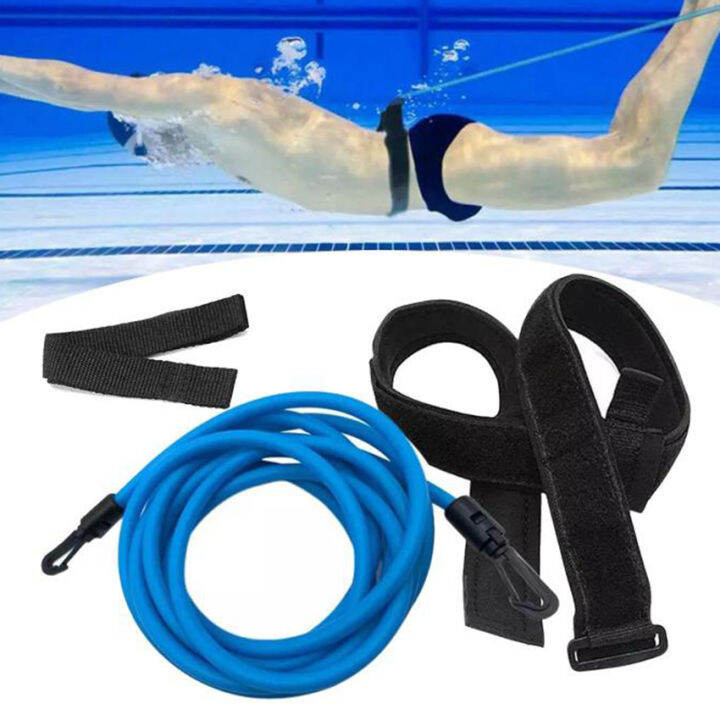 4 Meters Swim Training Resistance Belt Pool Aid Harness Trainer with