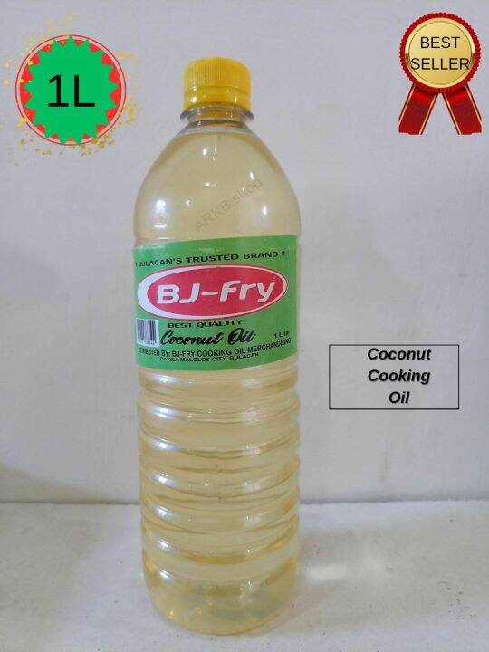 BJFry Pure Coconut Oil / Cooking Oil 1liter Lazada PH