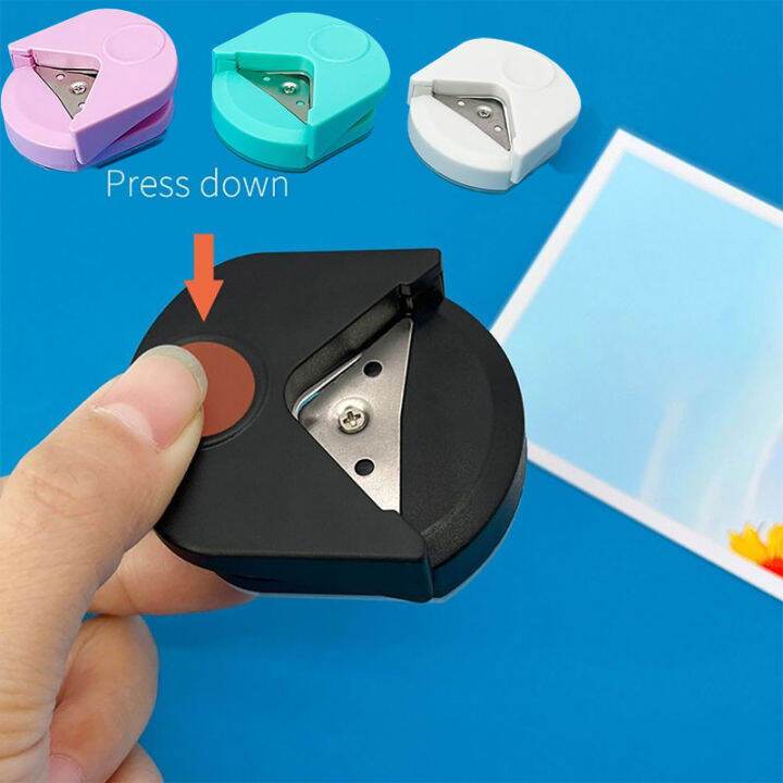 Mini Corner Rounder R4 Corner Punch Portable Paper Trimmer Cutter for Cards Photo Cutting DIY