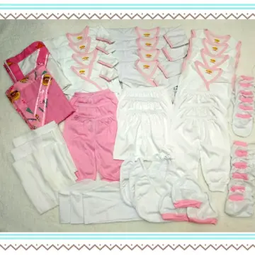 24 PCS AFFORDABLE NEWBORN CLOTHES SET SULIT TIPID PACK INFANTS WEAR BASIC NEW  BORN BABY CLOTHES SET.