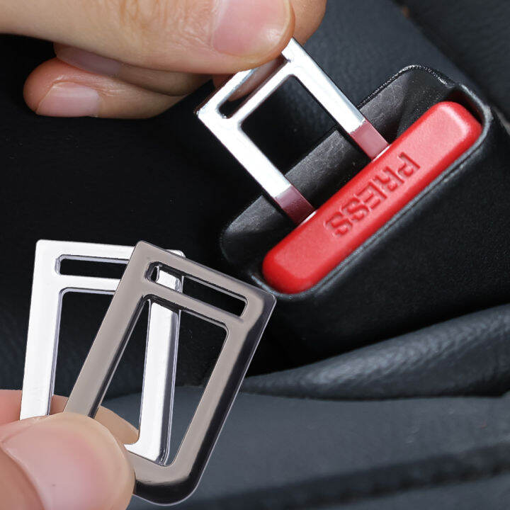 Car Safety Belt Buckle Clip Universal Auto Hidden Seatbelt Buckles