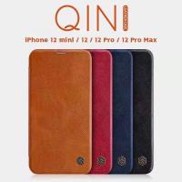 พร้อมส่ง เคสหนังฝาพับQIN For iPhone 12mini/iPhone 12/iPhone 12 Pro/iPhone 12 Pro Max Nillkin QIN Leather Case