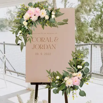 Shop Wedding Welcome Board online | Lazada.com.ph