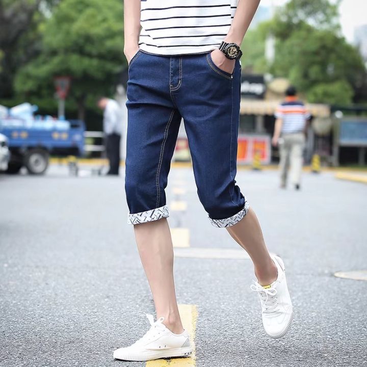 OEM Denim Shorts Mens FivePoint Pants Beach Pants Thin Middle Pants Mens  Jeans  China Mens Trousers and Autumn and Winter Pants price   MadeinChinacom