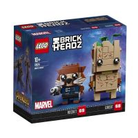 LEGO BrickHeadz 41626 (กล่องมีตำหนิเล็กน้อย) Groot &amp; Rocket ของแท้