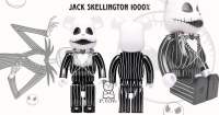 Bearbrick Jack Skellington (2021) 1000% แท้ (รายการนี้ได้ jack ผู้ชาย ตัวเดียว)