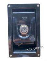 กลอนฝาเครื่อง  สีดำ​ ส​ำหรับ​ รถทัวร์​ รถขนส่ง​ รถบรรทุก​ ยี่ห้อ​ G (Door Lock) งานไทย