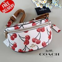 กระเป๋าคาดอก คาดเอว COACH BETHANY BELT BAG WITH CHERRY PRINT