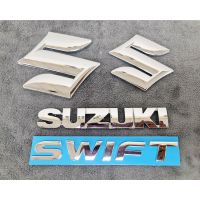 โลโก้ SUZUKI   SWIFT  สำหรับติดรอบคัน