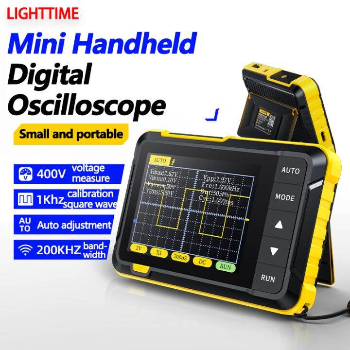 FNIRSI-DSO152 Mini Handheld Portable Digital Oscilloscope 200KHz Analog ...