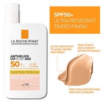 (Exp.02/26)ฟลูอิด สีเนื้อ LA ROCHE-POSAY Anthelios Ultra Protection Tinted Fluid SPF50+ กันแดดฟลูอิด สีเนื้อ 50ml.