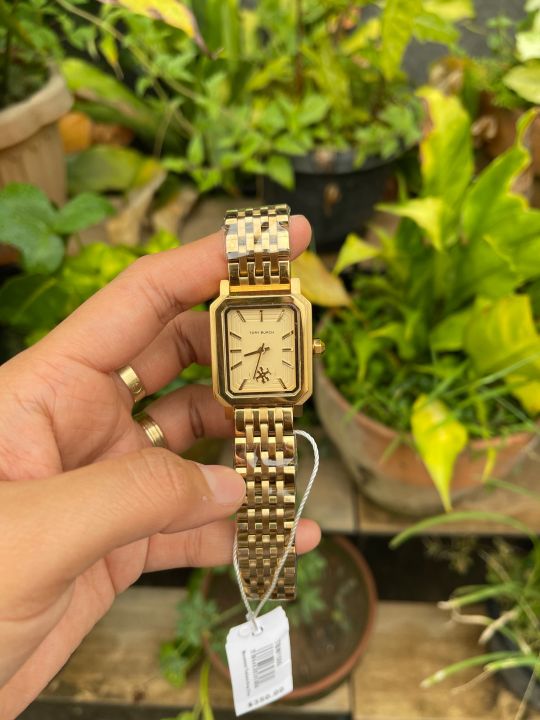 TORY BURCH THE ROBINSON, Gold Women's Wrist Watch