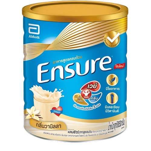 โฉมใหม่-เอนชัวร์-กลิ่นวานิลลา-ensure-vanilla-สูตรเดิม-850-กรัม