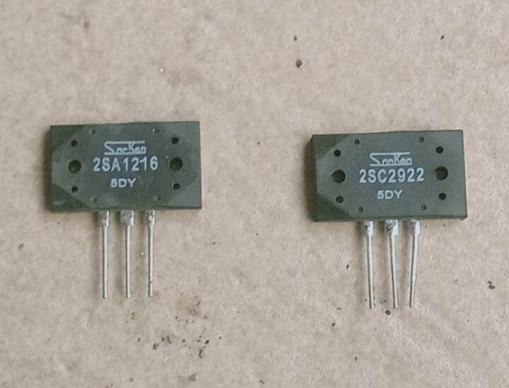 1 set transistor final sanken 2SA1216/2SC2922 5DY biasa | Lazada Indonesia