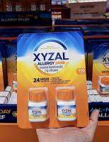 Xyzal 2กระปุก 110เม็ด