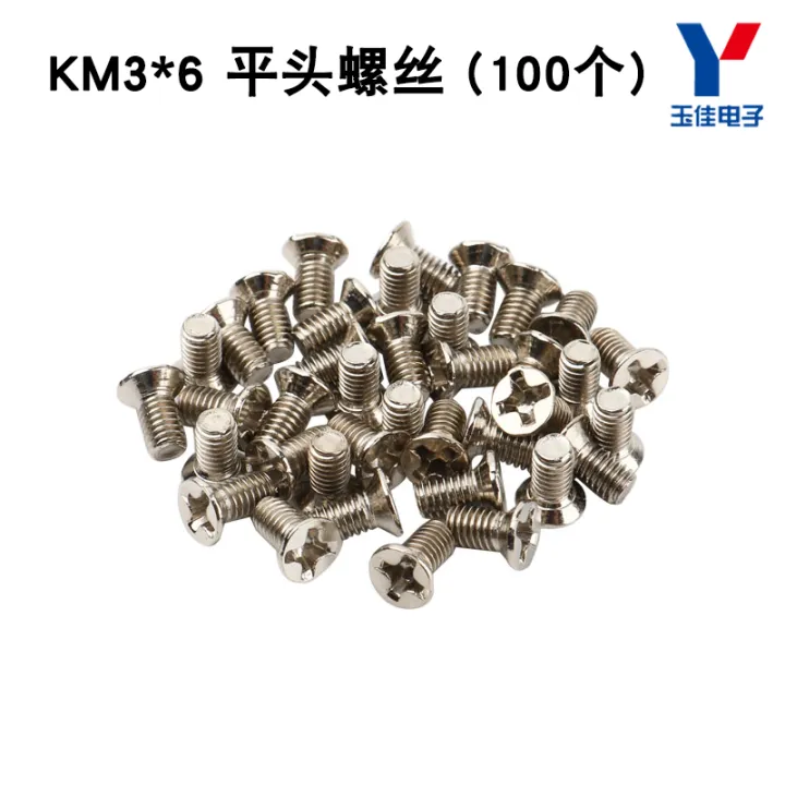 3*6 Screws M3 Screws 3mm Length 6mm Flat Head with Hollow Copper Column