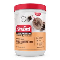 slimfast intermittent fasting double cake chocolate