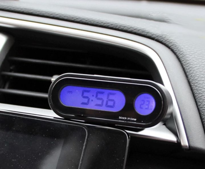 นาฬิกาติดรถ-mode-k02-บอกเวลา-อุณหภูมิ-และมีไฟ