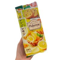 [พร้อมส่ง] Fujiya Palettiere Orange Lemon คุกกี้ทาร์ตที่มีผลไม้และช็อคโกแลต คุ๊กกี้พาเลท ญี่ปุ่น รสมะนาวส้ม 1 ห่อมี 8 ซองย่อย 80 กรัม