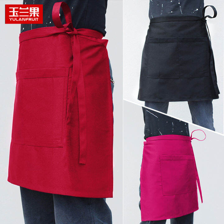 Chef Apron Half Kitchen HalfLength Apron Male and Female Waiter Hotel