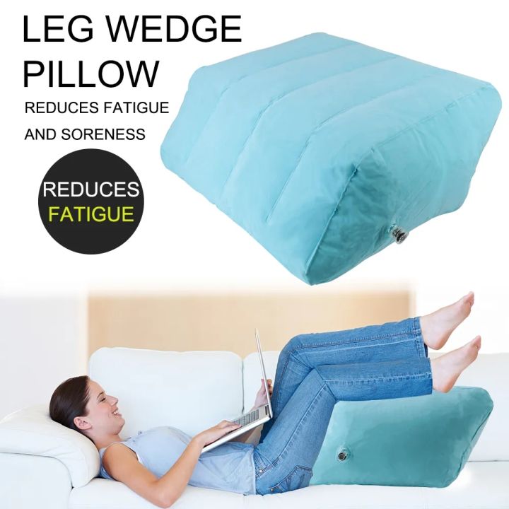 Portable Inflatable Leg Pillow Wedge Pillow Knee Pillow Foot