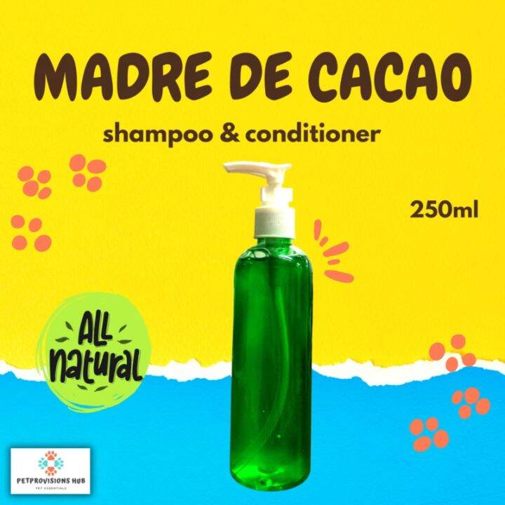 Madre de cacao shampoo and conditioner para sa mga sugat galis at mga