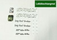 สติ๊กเกอร์ Surly LHT set Headbadge White/Black  MA1244