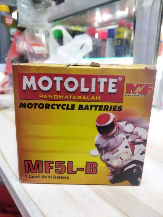 MOTOLITE Motorcycle Battery MF5L-B | Lazada PH