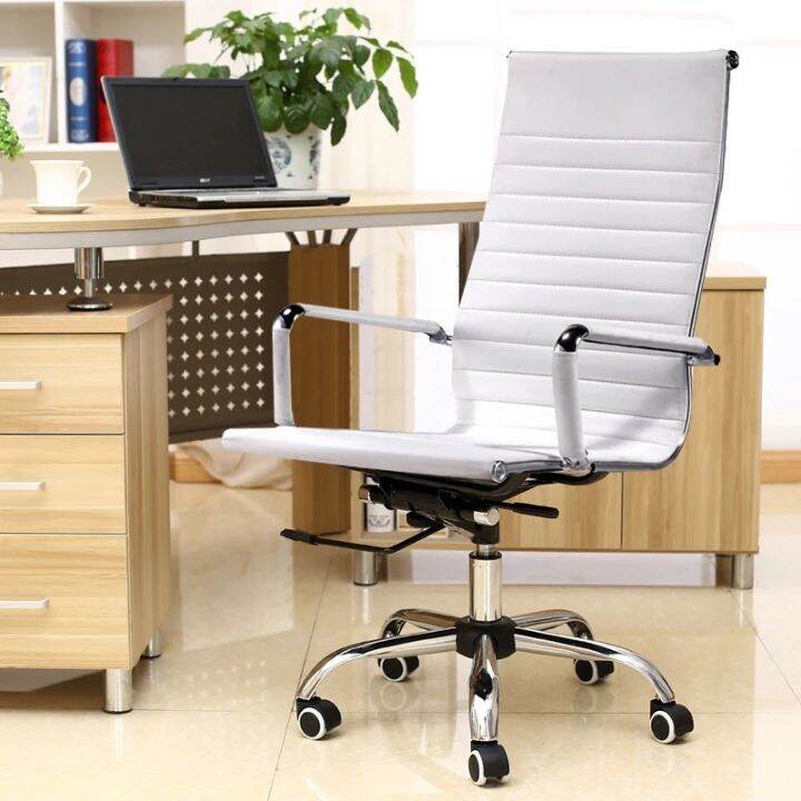 Computer Chair Home Office Chair Lifting Swivel Wheel Seat Bow Backrest