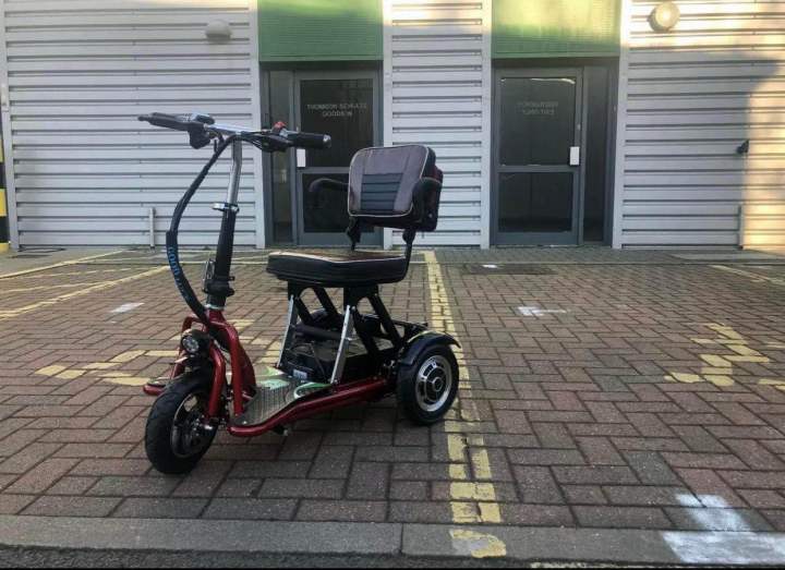 Elderly Foldable Mobility Scooter ,3 Wheeled Folding Electric Scooter ...