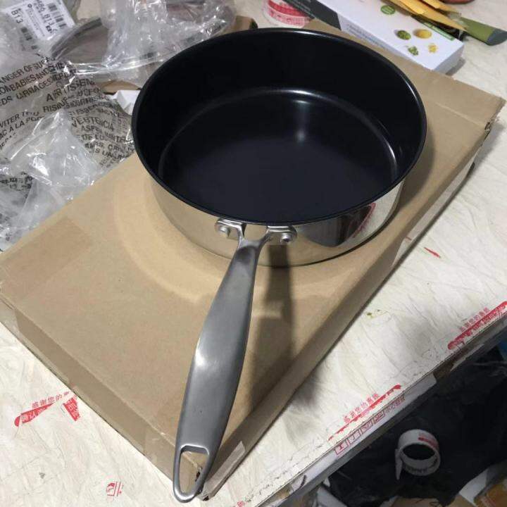 Export Special Offer 304 Stainless Steel Frying Pan with Coating Pan