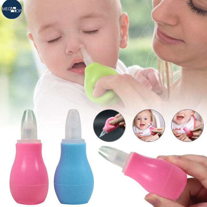 MEGATOP Silicone Baby Nose Cleaner Pump Infant Sucker Newborn Nasal ...