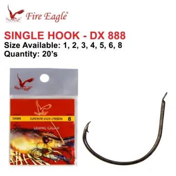 READY STOCK) 500Pcs Fish Hook Kail Ikan Cangkuk Ikan Carbon Steel Carp  Fishing Hooks Size3-12 With Fishing Tackle Box (Size:HOOK WITH HOLE)