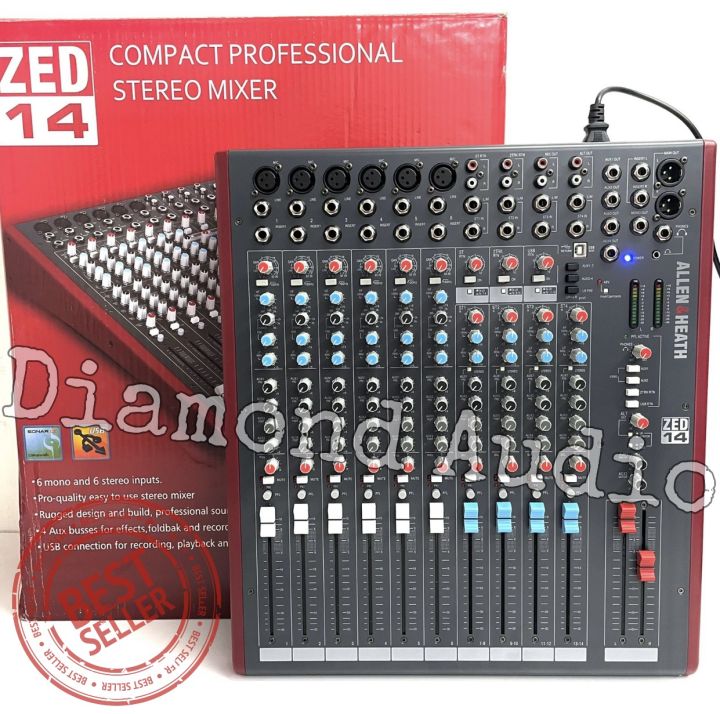 ZED14 (ZED-14) ALLEN & HEATH ミキサー | monsterdog.com.br