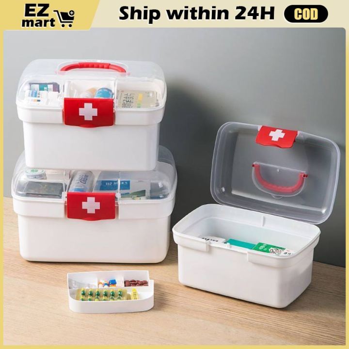 Multi Purpose Family First Aid Kit Medicine Box Medical Storage