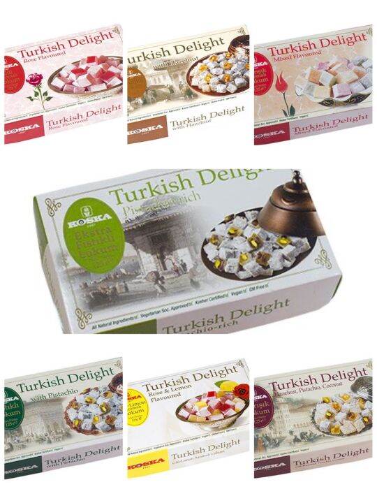 Turkish delight Koska 125 gr / ขนมหวานประจำชาติตุรกี | Lazada.co.th