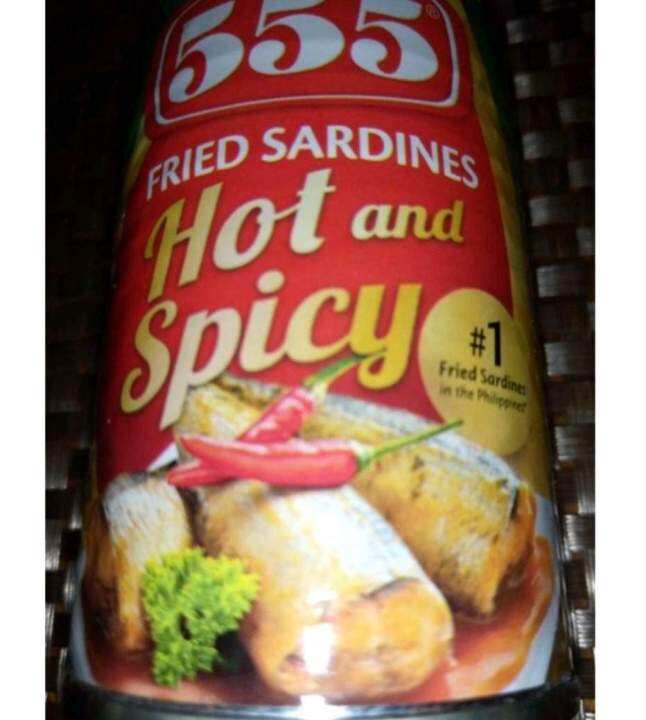 555 Fried Sardines Hot and Spicy 155g Lazada PH