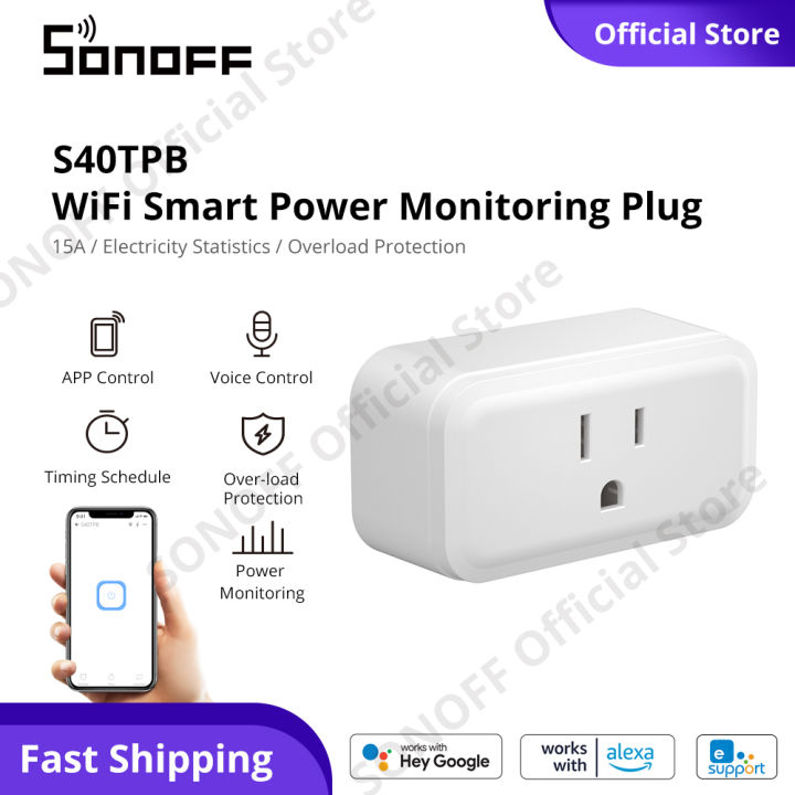 SONOFF S40 WiFi Bluetooth Smart Plug Smart Outlet Timer Switch For