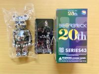 ฟิกเกอร์ bearbrick 100% Series 43 : Terminator 2 Judgment Day (มีการ์ด+กล่องครบ) ของญี่ปุ่นแท้? (งาน Medicom toy)